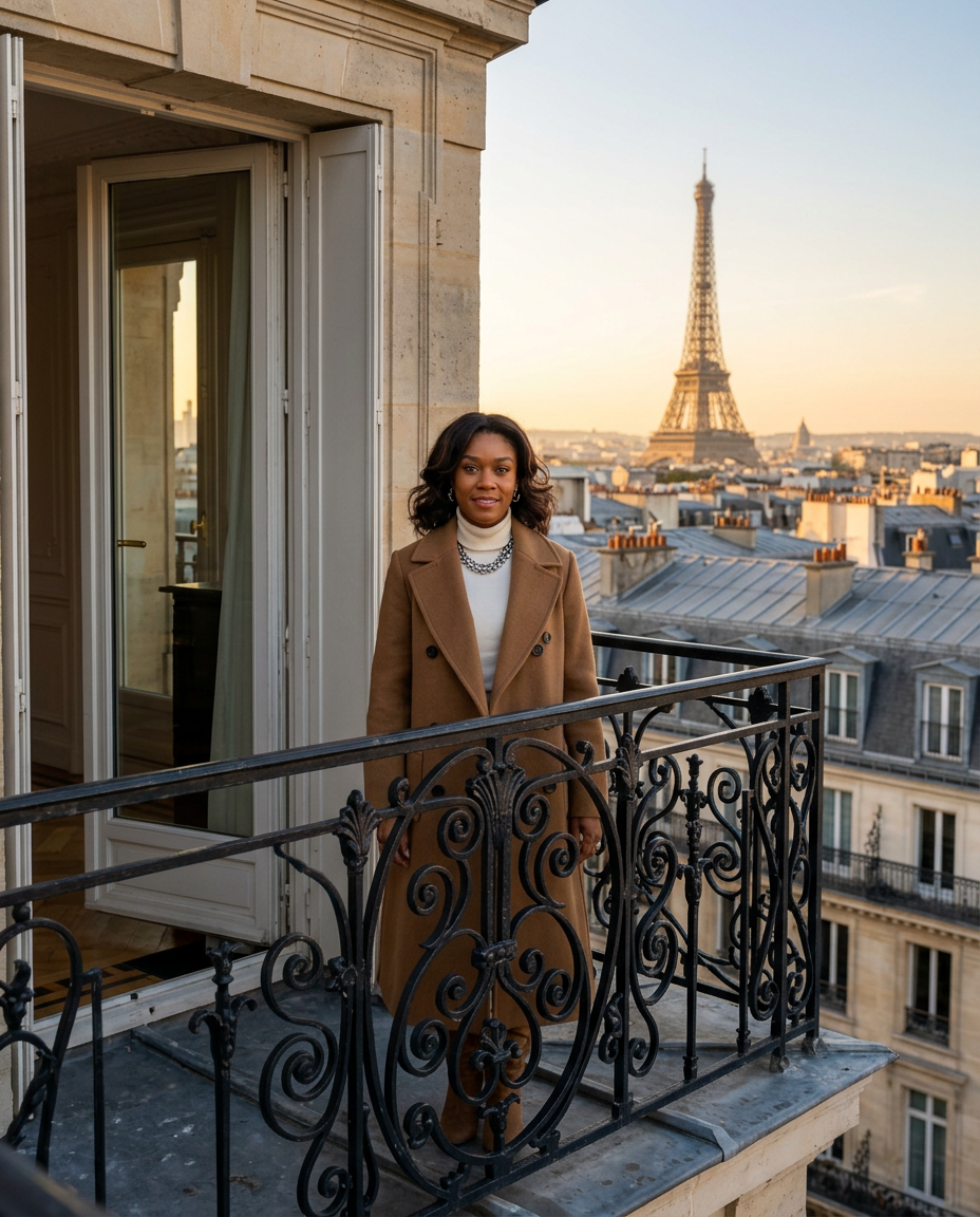 Visite immersive Haussmannien · Paris présentée par l'avatar SolangeAI